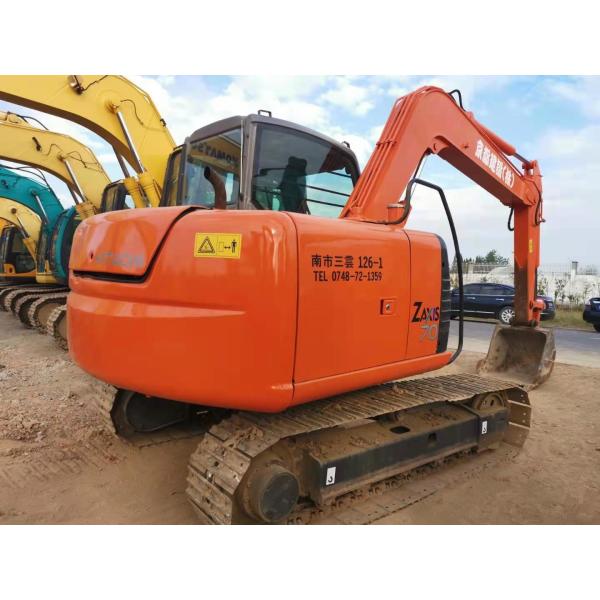 Environment Protection 7T ZX70 Used Hitachi Excavator