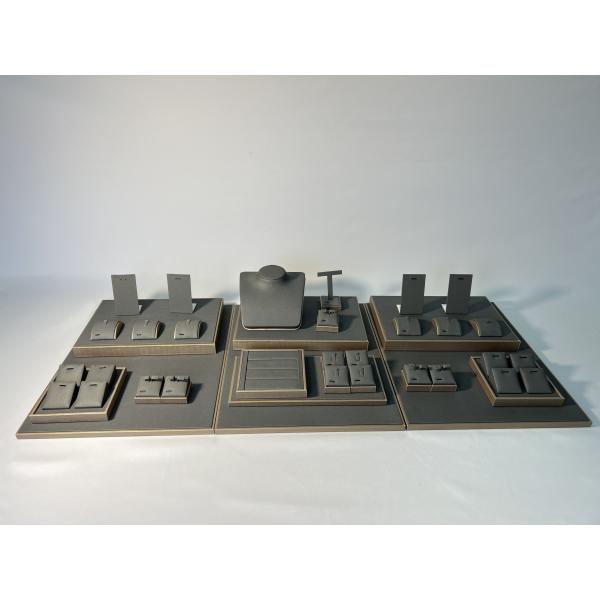 Store Counter Grey Jewelry Trays Displays Props Ring Necklace Bangle Display Rack