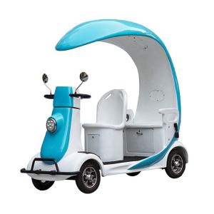 Buy cheap Blue Scenic 3 Seater Mobility Scooter Park Sightseeing Car44 from wholesalers