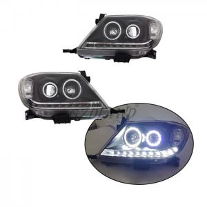 Quality Custom LED Headlights For Toyota Hilux Kun 2005 2014 Hilux Vigo Front Lights wholesale