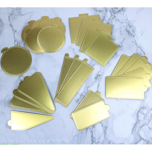 Aluminium Gold Foil Mousse Paper Cake Base Dessert Holding paper cake base cake drum boards