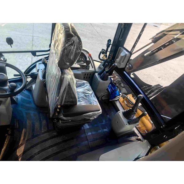 China 2.5 ton Backhoe Loader 388H 4 Wheels Steering With 75KW engine