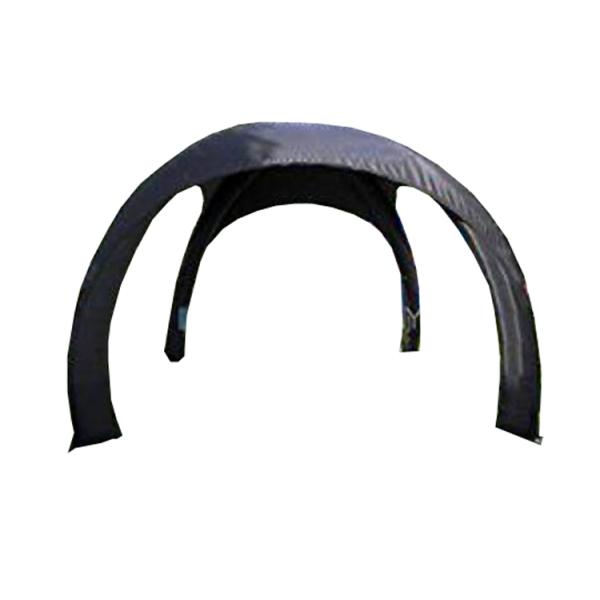 2x2 Inflatable Canopy Tent Black Color UV Resistant Simple Installation