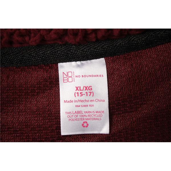 Ladies 100% Polyester 1/4 Zipper Casual Pullover Apparel