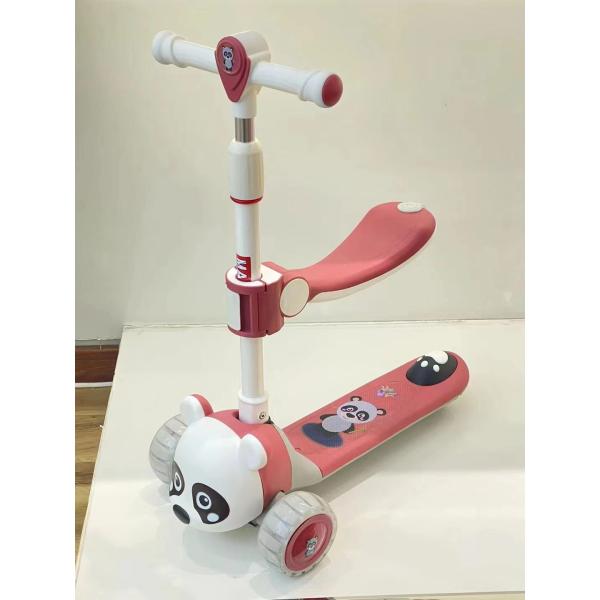 Lightweight Toddler Kids 3 Wheel Scooter With Led Light Eco Friendly