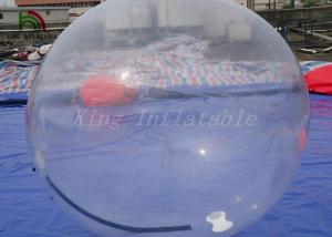 Quality Transparent Clear PVC Inflatable Water Ball / Inflatable Water Walking Ball Games wholesale