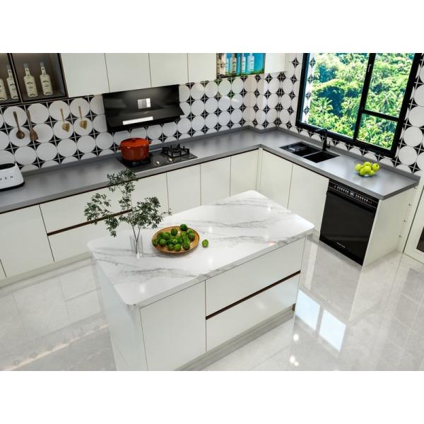 Fadior Cream White Kitchen Stainless Steel Cabinet Elegant And Functional Design