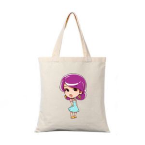 Quality White Navy Eco Canvas Bags Shopping Tote Bag For School Kids wholesale