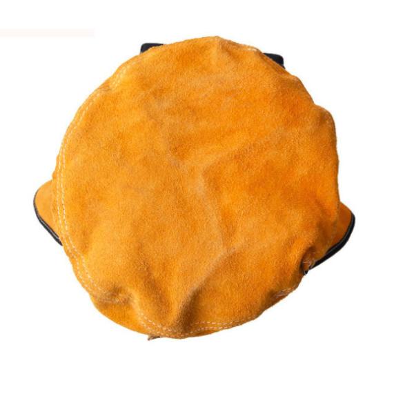 Heat Resistant Breathable Welding Helmet Protection Mask With Lens Leather Mask