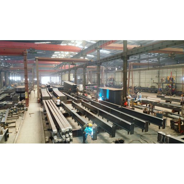 Low Cost Custom Pre Fabricated Industrial Workshop Steel Metal Frame Prefab Hangar Building Modular Warehouse