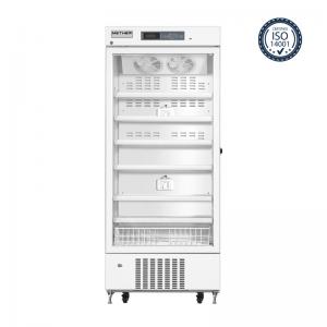 China 415L Clinic Pharmacy Vaccine Refrigerator With Heated Glass Door on sale