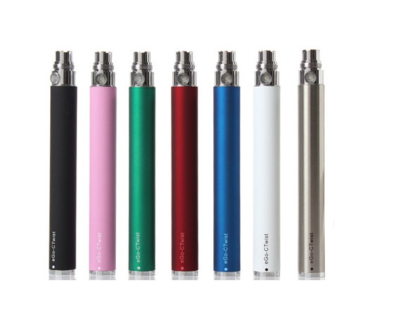 eGo-C Twist battery for electronic cigarette 650mah 900mah 1300mah