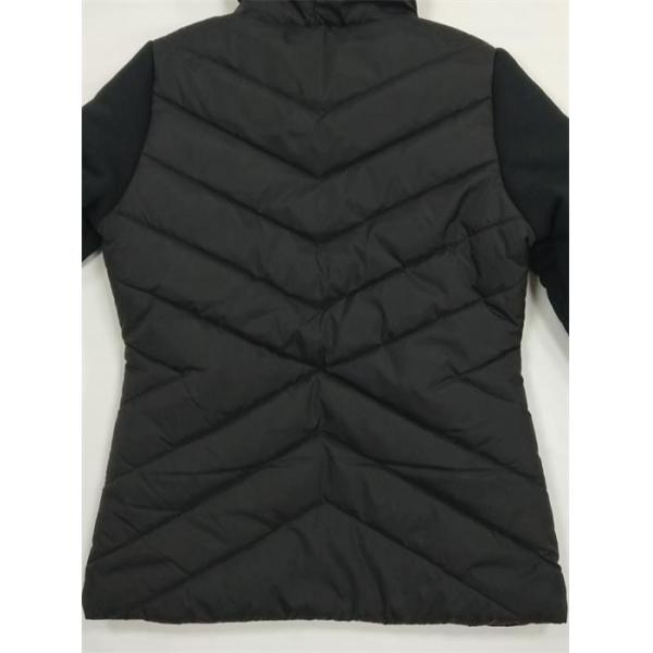 Black Hooded Puffer Coat Womens