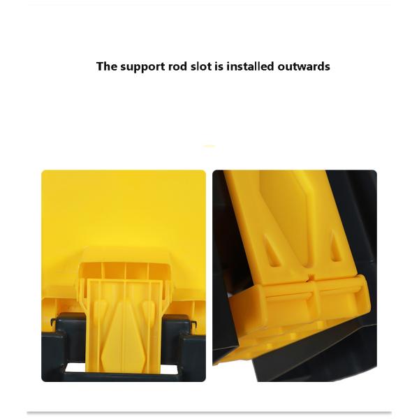 Factory High Quality 13 Gallon Street Garden Double Recycle Trash Can Foot Pedal Dustbin for Outdoor