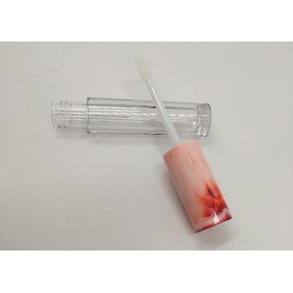 Clear Packaging 5ml Empty Lip Gloss Tubes Plastic Materials With Brush