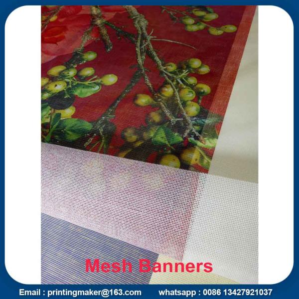 big hole mesh banner Custom Printed Fence Mesh Banners