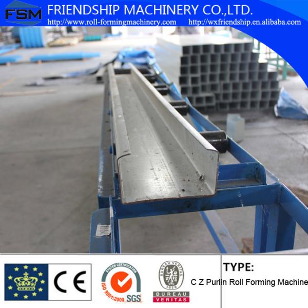 Durable 18 Stations Roll Forming Line For Galvanized C Z Purlin