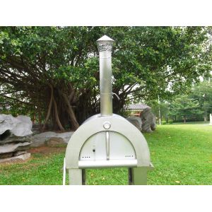 China 430 Stainless Steel Wood Burning Pizza Oven Easily Move on sale