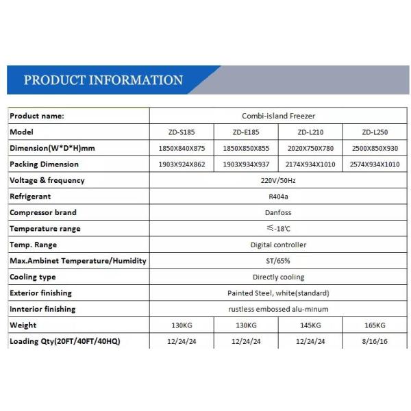 220 V 50hz Top Glass Sliding Door Deep Chest Freezer For Dairy Products