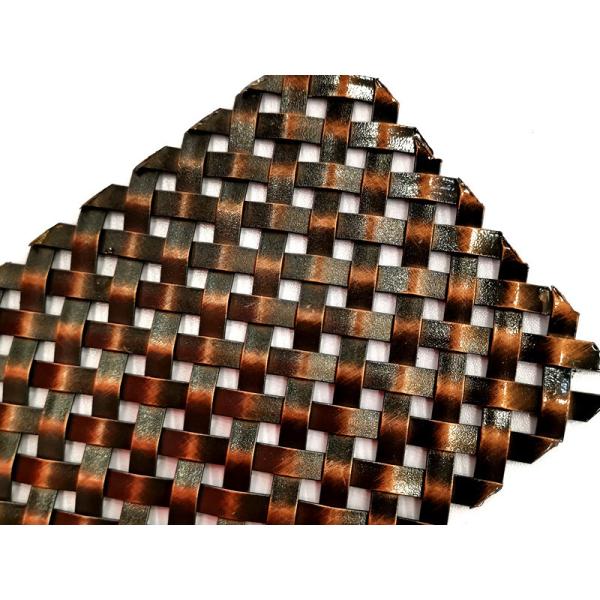 SS304 Woven Wire Mesh For Kitchen Furniture Door Balustrade