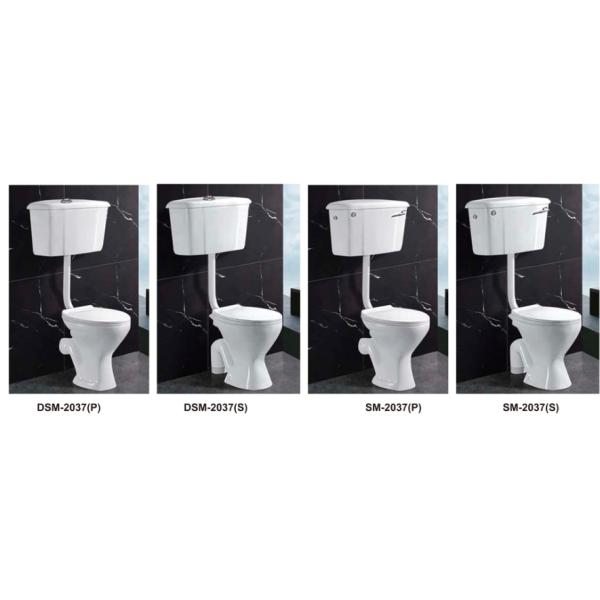 One Piece Two Piece Toilets Ceramic Water Closet 740x360mm