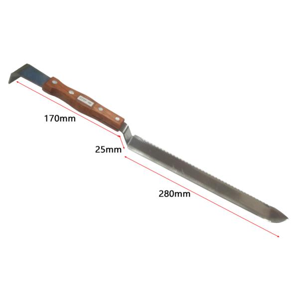 Z Shape Uncapping Tool Straight and Curved Blade For Beekeeping Apiculture
