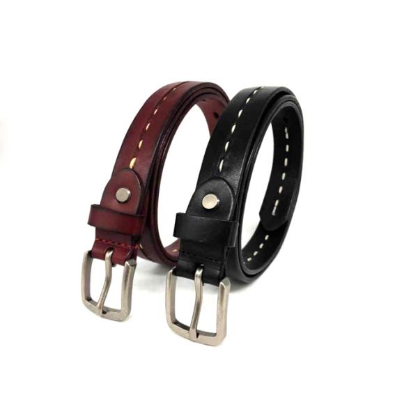 Cowhide 23mm Women's Fashion Leather Belts For Jeans