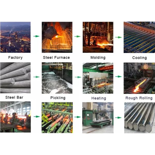 Polished 316 stainless steel square bar