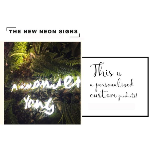 Personalized Flex Custom LED Neon Signs with 14 kinds optional color