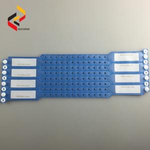 Quality C14 Custom Disposable RFID Vinyl wristband Passive with Compatible 1K/F08 chip for activity Event wholesale