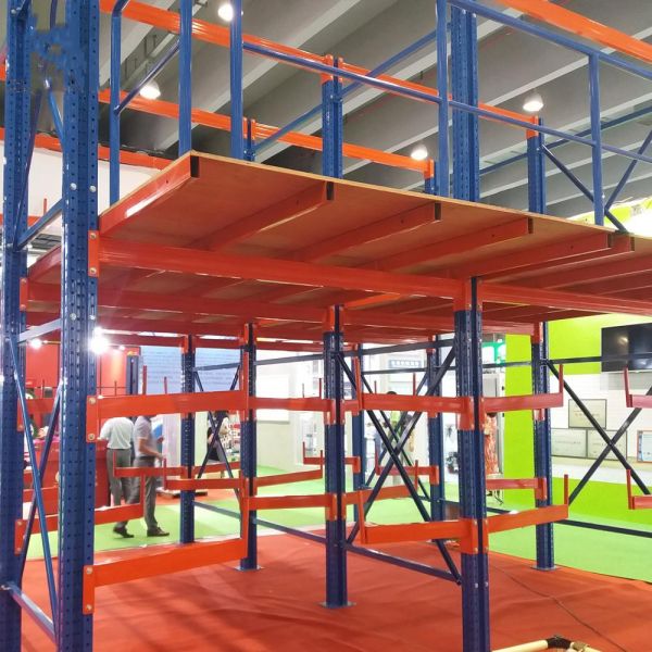 Full Easy Assembled Mezzanine Floor Racking System Steel Material For Cold Room