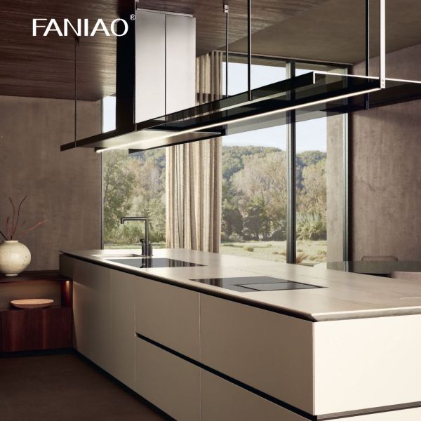 Smart Modern Style Customize Cabinet Melamine Kitchen Cabinet For Villa Project