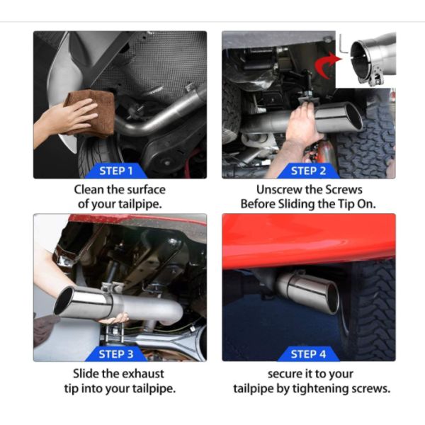 durable stainless steel exhaust pipe for vehicle use accessories para auto for universal car