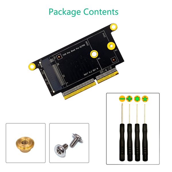 NGFF M.2 NVMe Key M 2230/2242 Type Adapter For Macbook A1708 Model