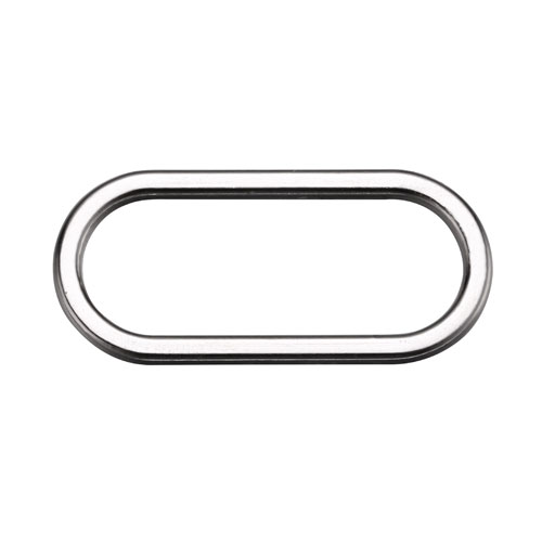 Adjustable 6mm Bra Ring Adjuster , Oval Metal Swimwear Rings