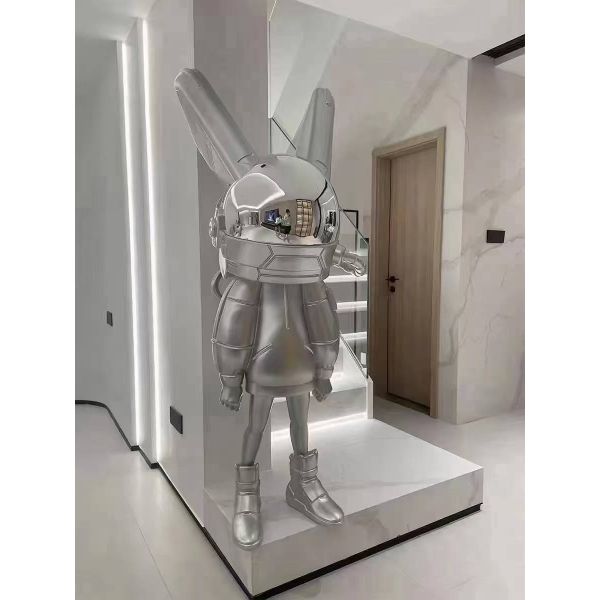 Outdoor Giant Big Tall Garden Statues Custom Fiberglass Sculpture Outdoor Modern Large Pop Art Resin Sculpture Home Decoration