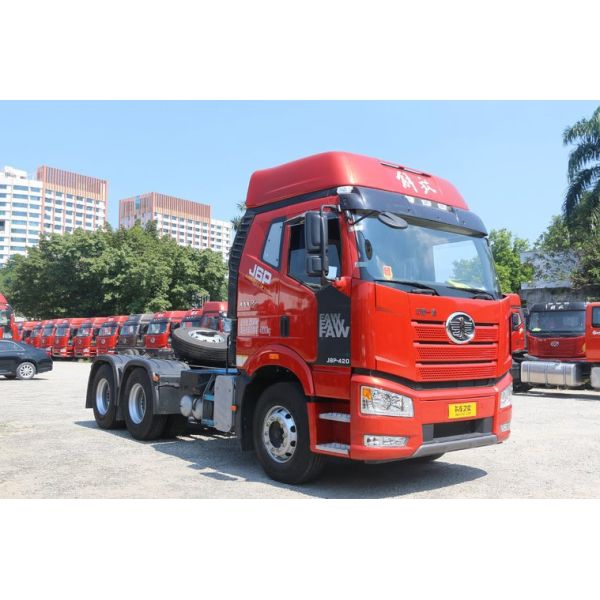 FAW J6P Jiefang Tractor Truck 6x4 Heavy Duty Tractor Unit Engine Used Trucks for Heavy Cargo Transportation
