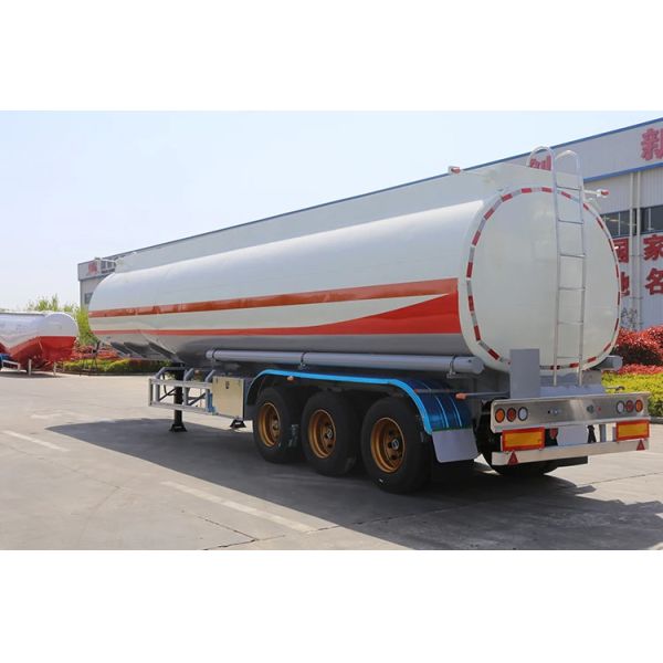 7000 Gallon Portable Diesel Fuel Tanker Trailer Oil Tank 3 Axles Carbon Steel