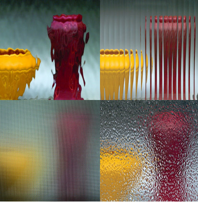 6mm Patterned Tempered Glass Extra Clear Moru Tinted Moru Mistlite Flutelite Millennium