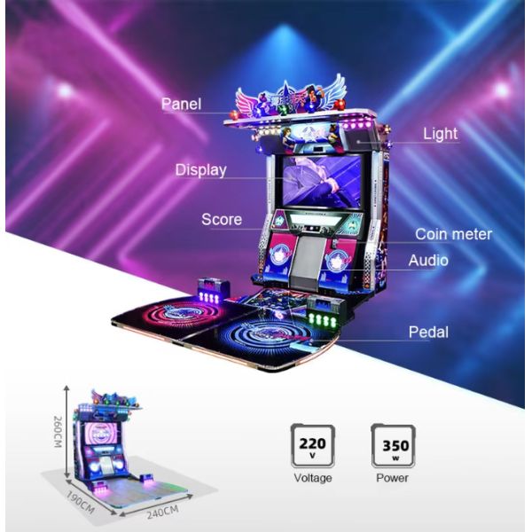 Hand Pump It up Arcade Dance Machine Dance Central Somatosensor Game Machine