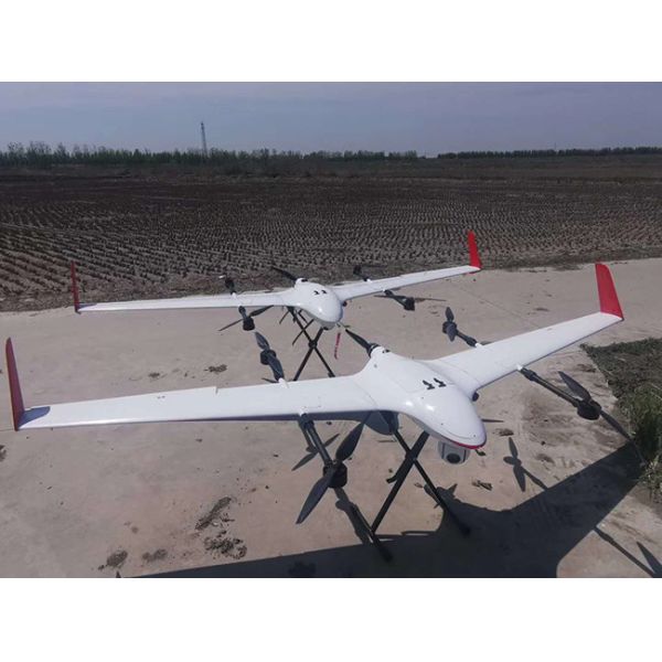 GPS Mapping Aerial Survey Drone , ISO9001 Fixed Wing Drone