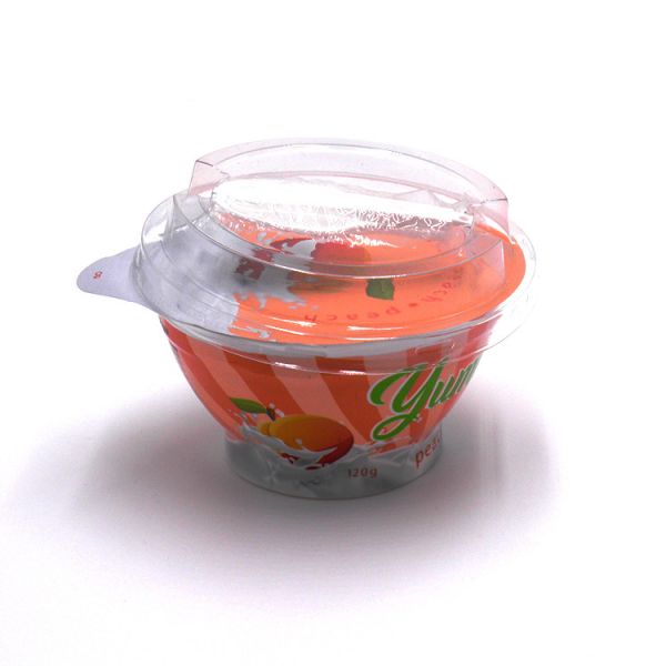 120ml PP Yogurt Cup Disposable Plastic Yogurt Container
