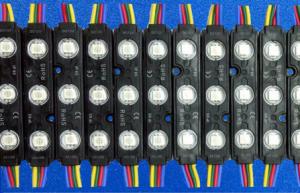 Quality High Brightness 3 Chips Led Module SMD 5050 / RGB LED Module Waterproof With Lens wholesale