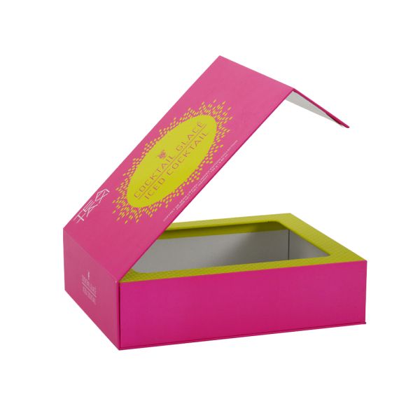 Custom High Quality Cardboard Magnet Closure Cocktail Glasses Packaging Boxes