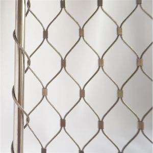 Polished Stainless Steel Cable Mesh with Durable 7x7 Wire Rope