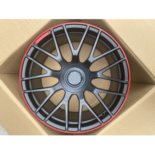 Amg 19 Inch Forged Wheel C-Class W205 Cross-Spoke Design Edition 1 Red