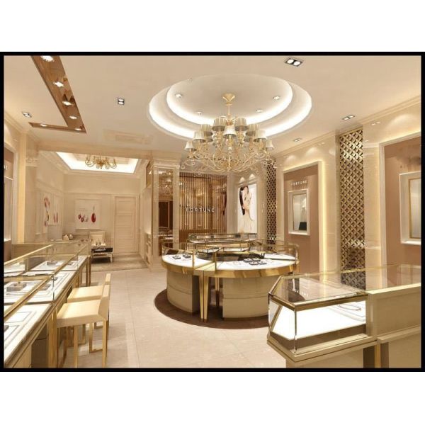 Professional Jewelry Display Showcase / Watch Display Showcase Stainless Steel Material