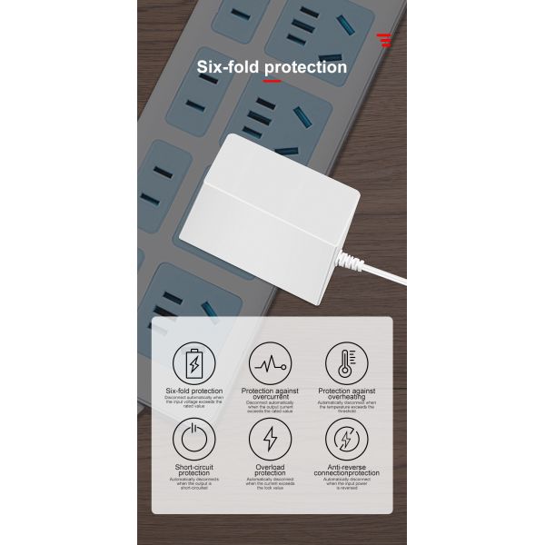 12V 1A AC Power Adapter for Electric Lifting Table Engraving Machine LED Light Strip