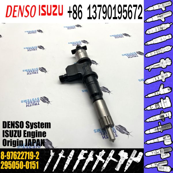 New Diesel fuel common rail injector 295050-0151 295050-0152 8-97622719-2 8-97622719-3 For ISUZU