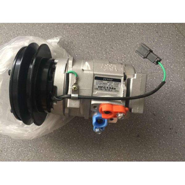 part No. : 20Y-979-6121 Compressor Assembly use for komatsu excavator pc200-7 pc220-7 pc2000-8 AIR CONDITIONER